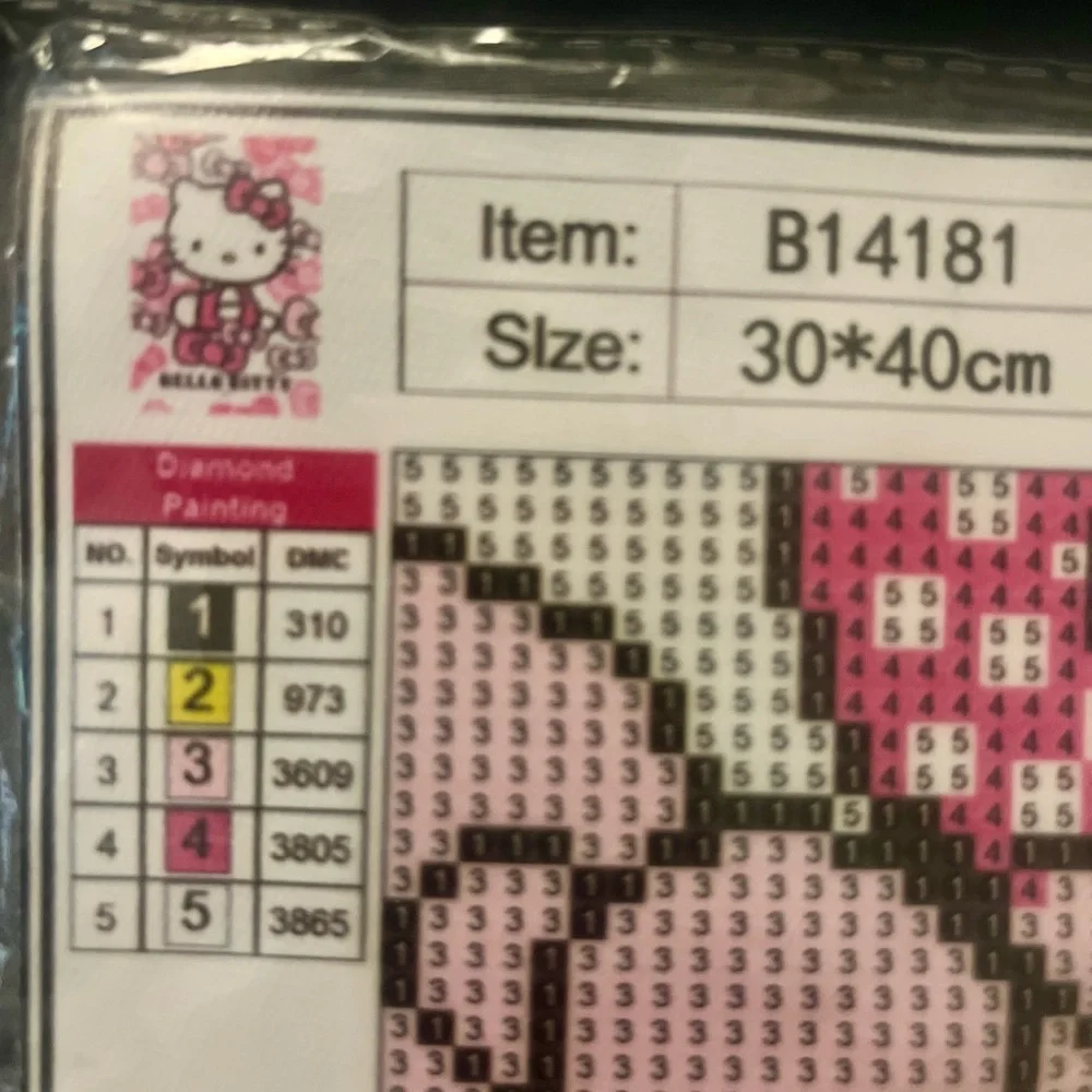 Jbh* New! Hello Kitty DIAMOND ART KIT
